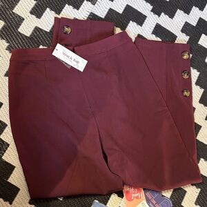 Burgundy Dress Pants